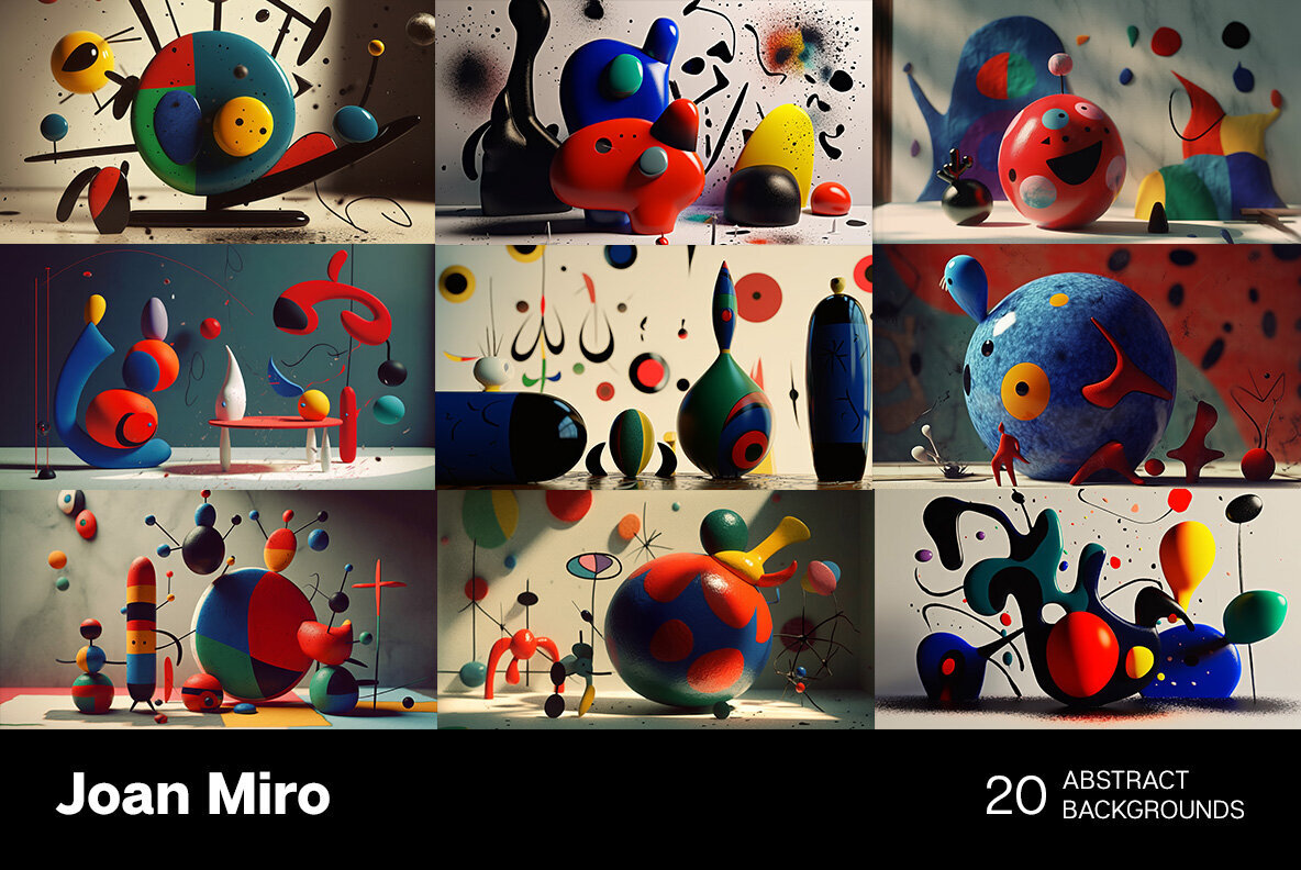 Joan Miro  Backgrounds 3