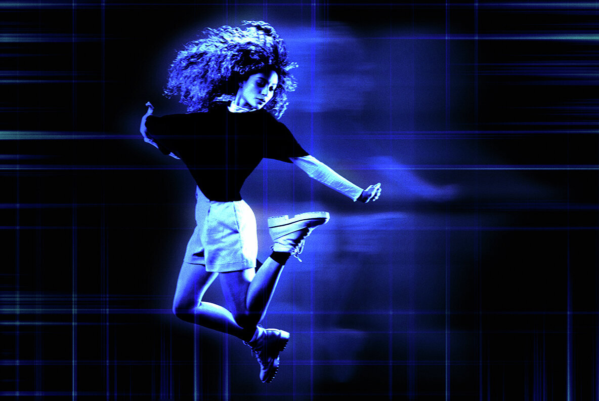 Hologram Glitch Photo Effect 2