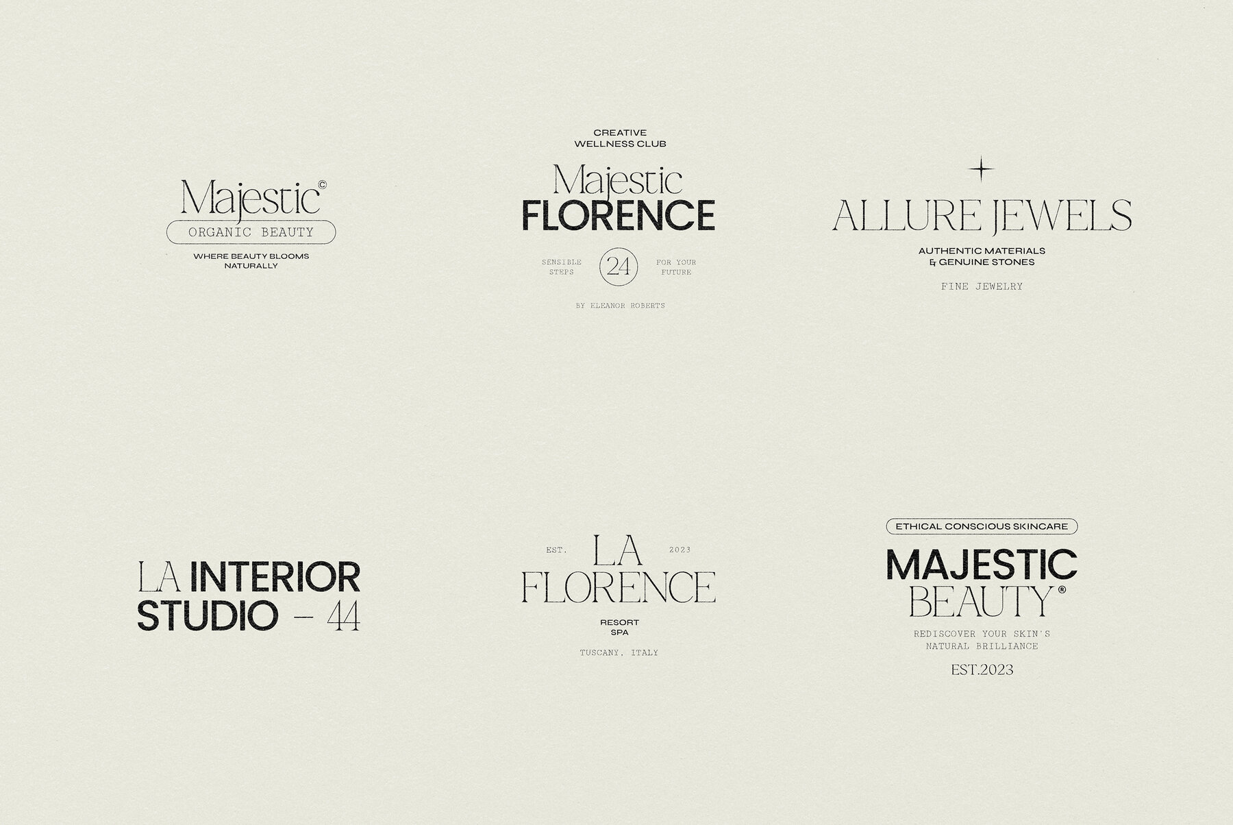 Florence Minimalist Logo Kit Ai Eps Psd 8