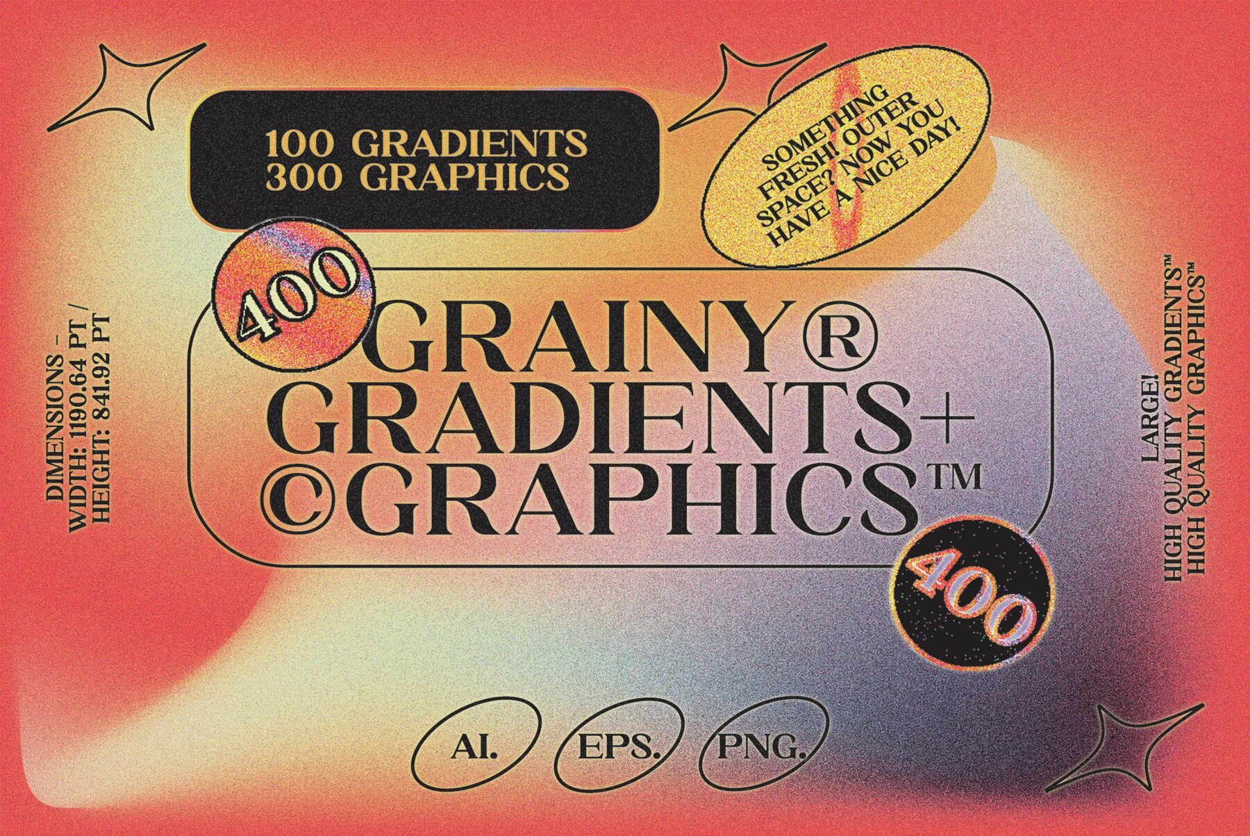 Grainy Gradients   Graphics Pack 1