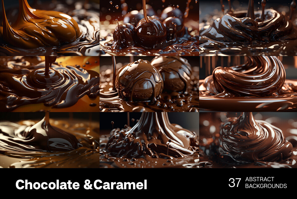 Chocolate and Caramel backgrounds 2