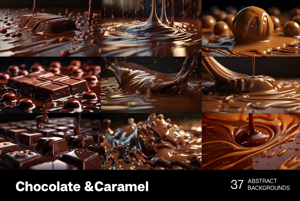 Chocolate and Caramel backgrounds 4