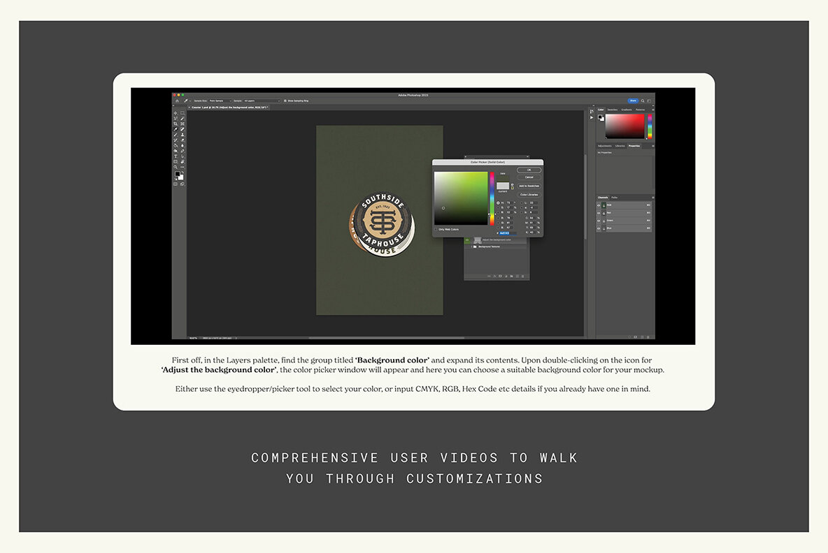 Coaster Stack Mockup 4