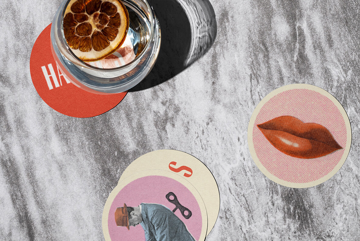 Coaster Scene Mockup 6