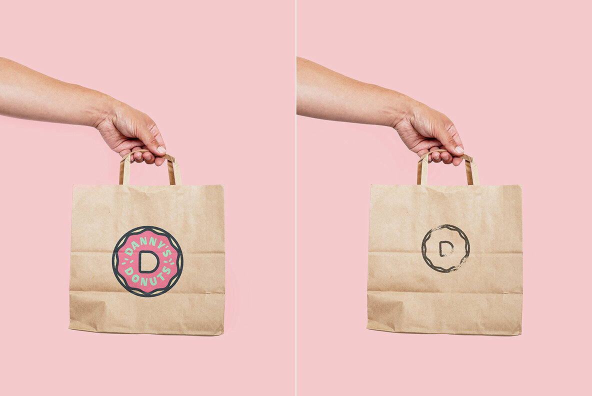 Kraft Paper Carry Bag Mockup 7