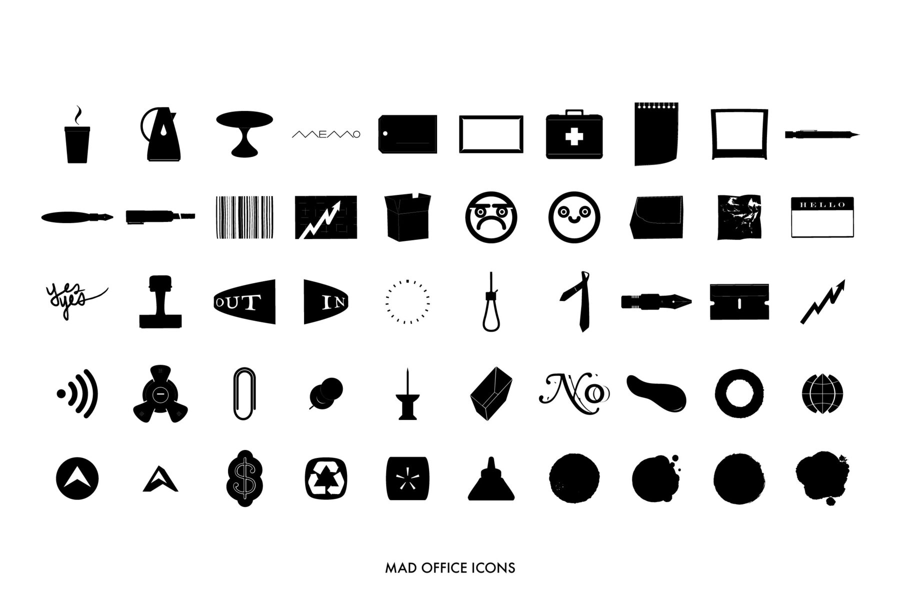 Mad Office Icons 9