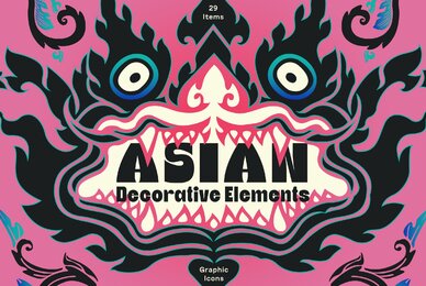 Asian Decorative Elements