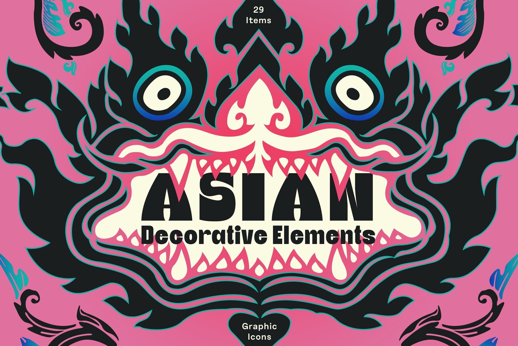 Asian Decorative Elements 1