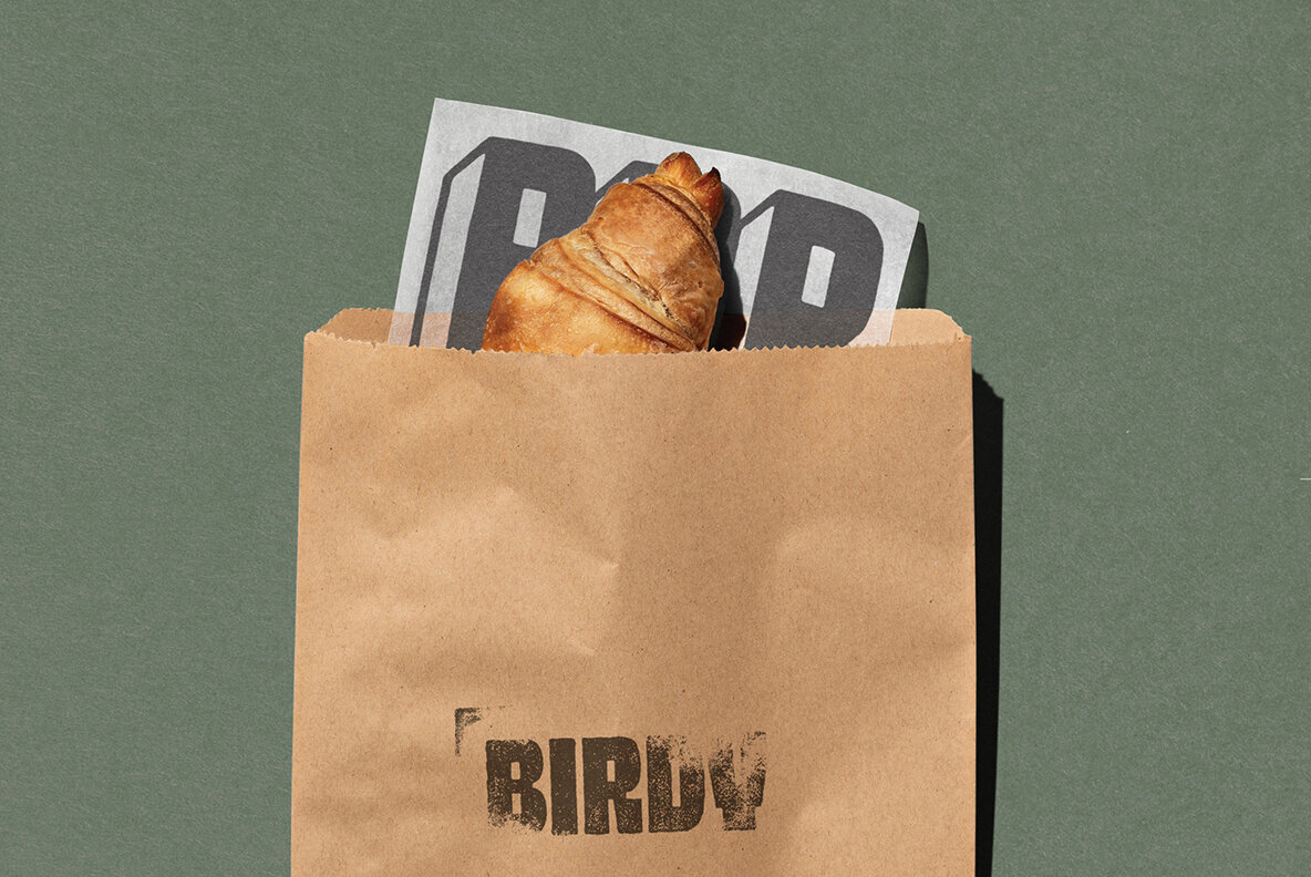 Kraft Takeaway Bag mockup 2