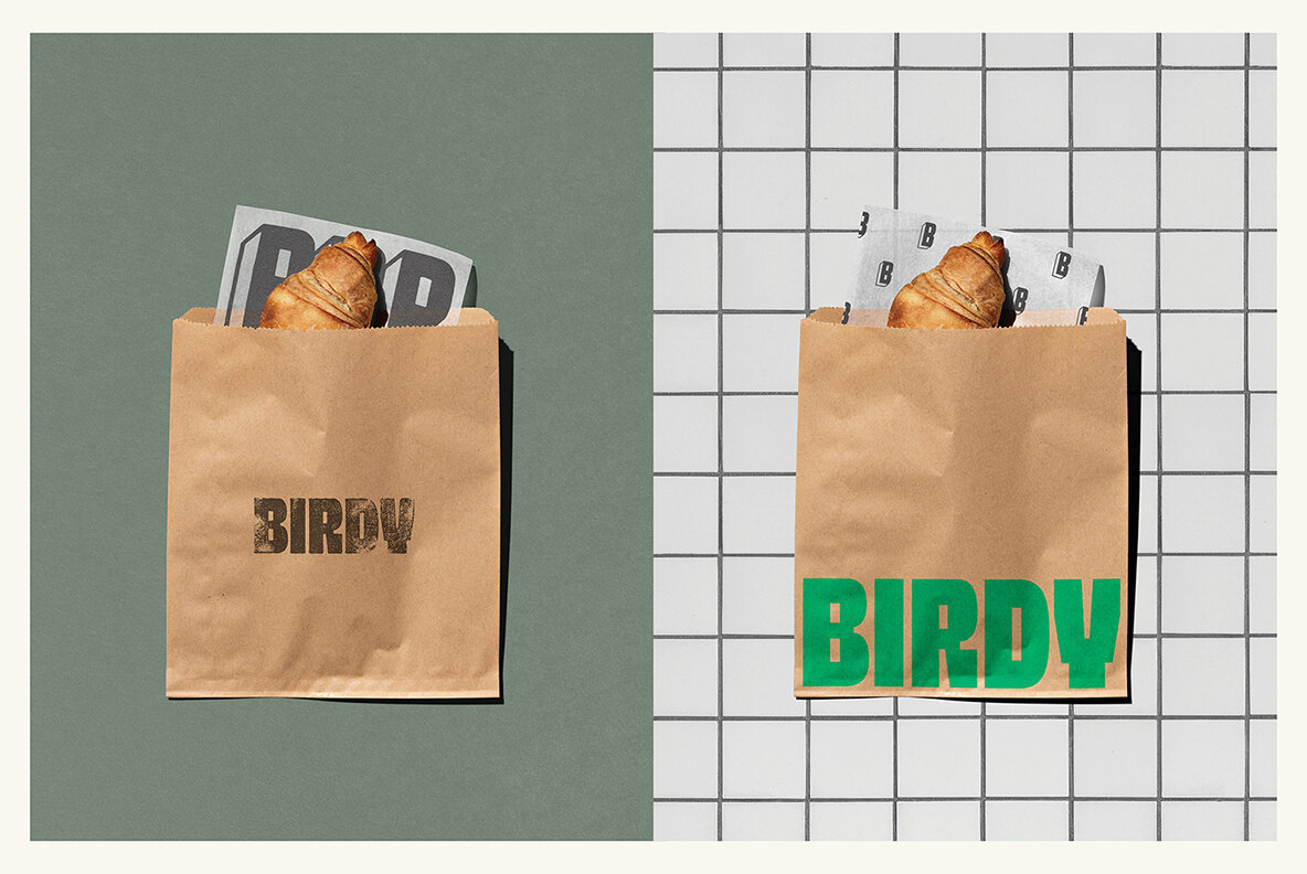 Kraft Takeaway Bag mockup 7