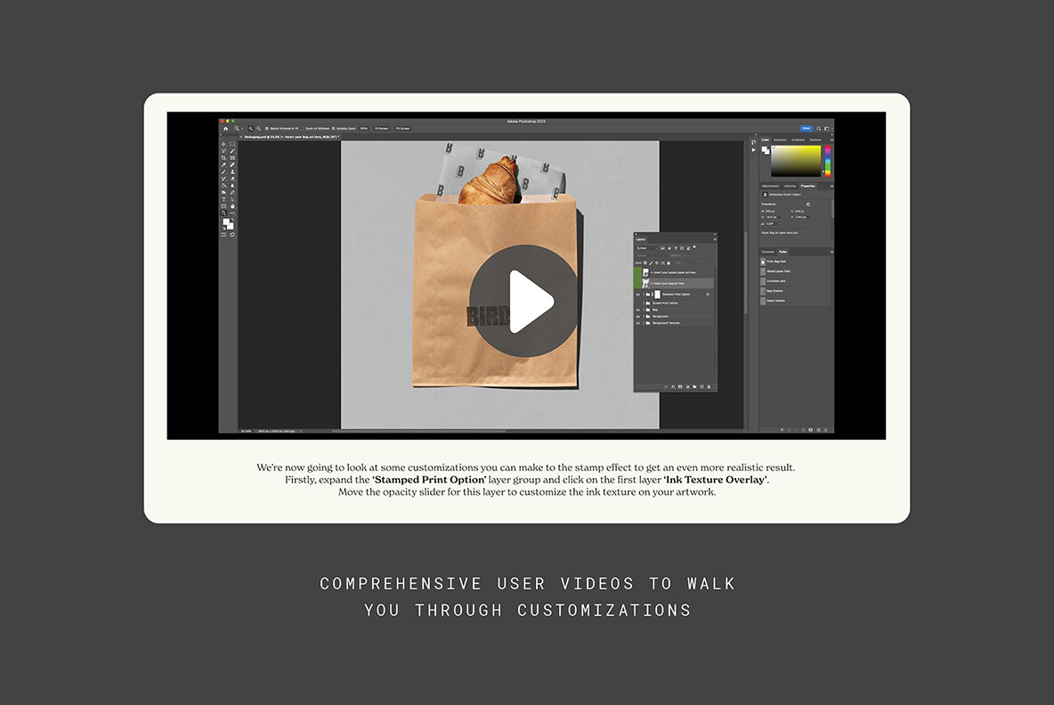 Kraft Takeaway Bag mockup 9