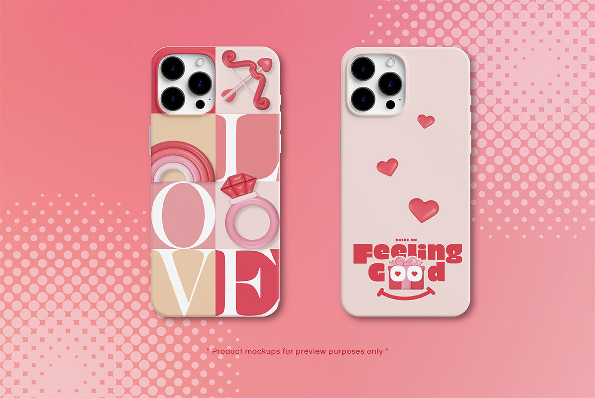 Valentine Sticker 3D 4
