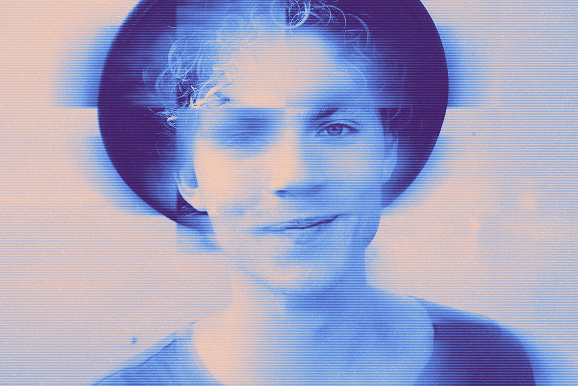 Duotone Glitch Photo Effect 5