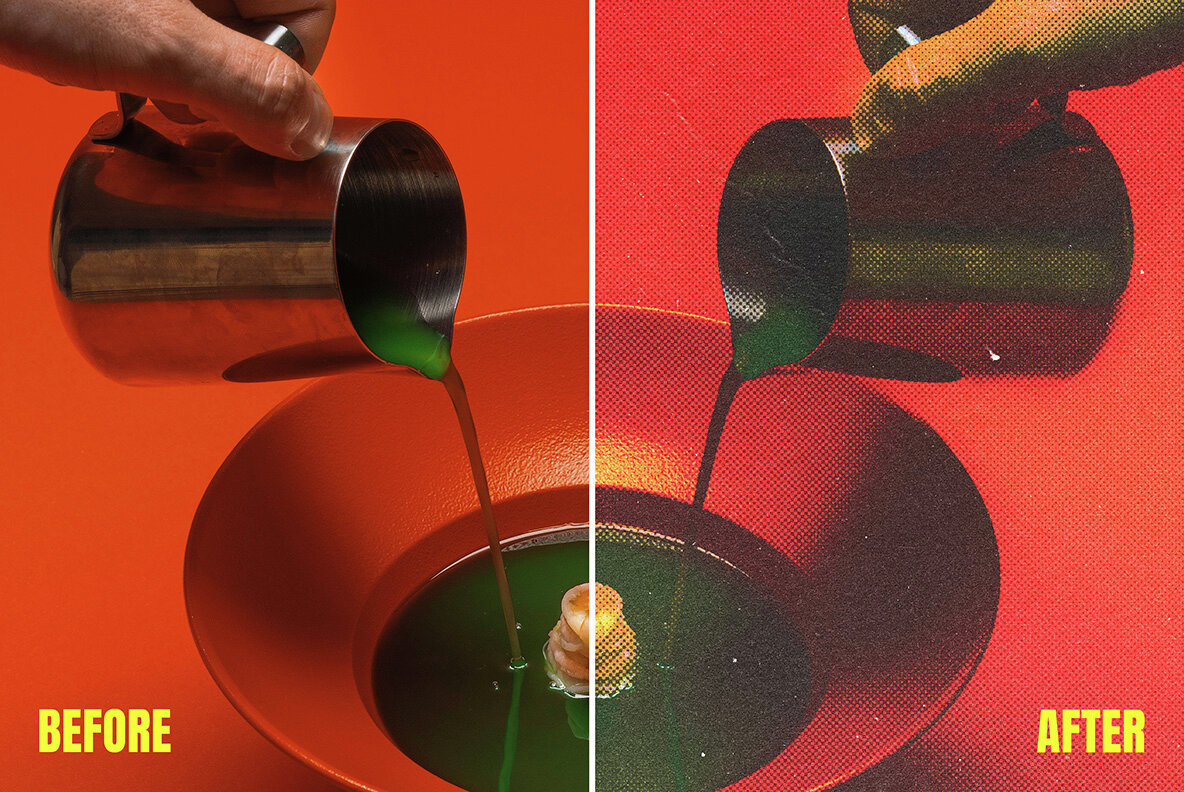 Retro Magazine Halftone Photo Effect 5