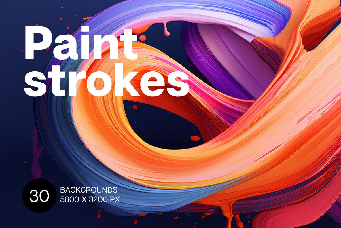 Paint Strokes Backgrounds 1