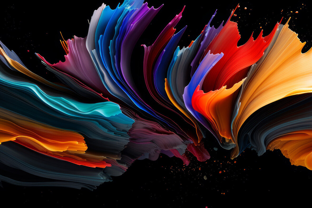 Paint Strokes Backgrounds 6