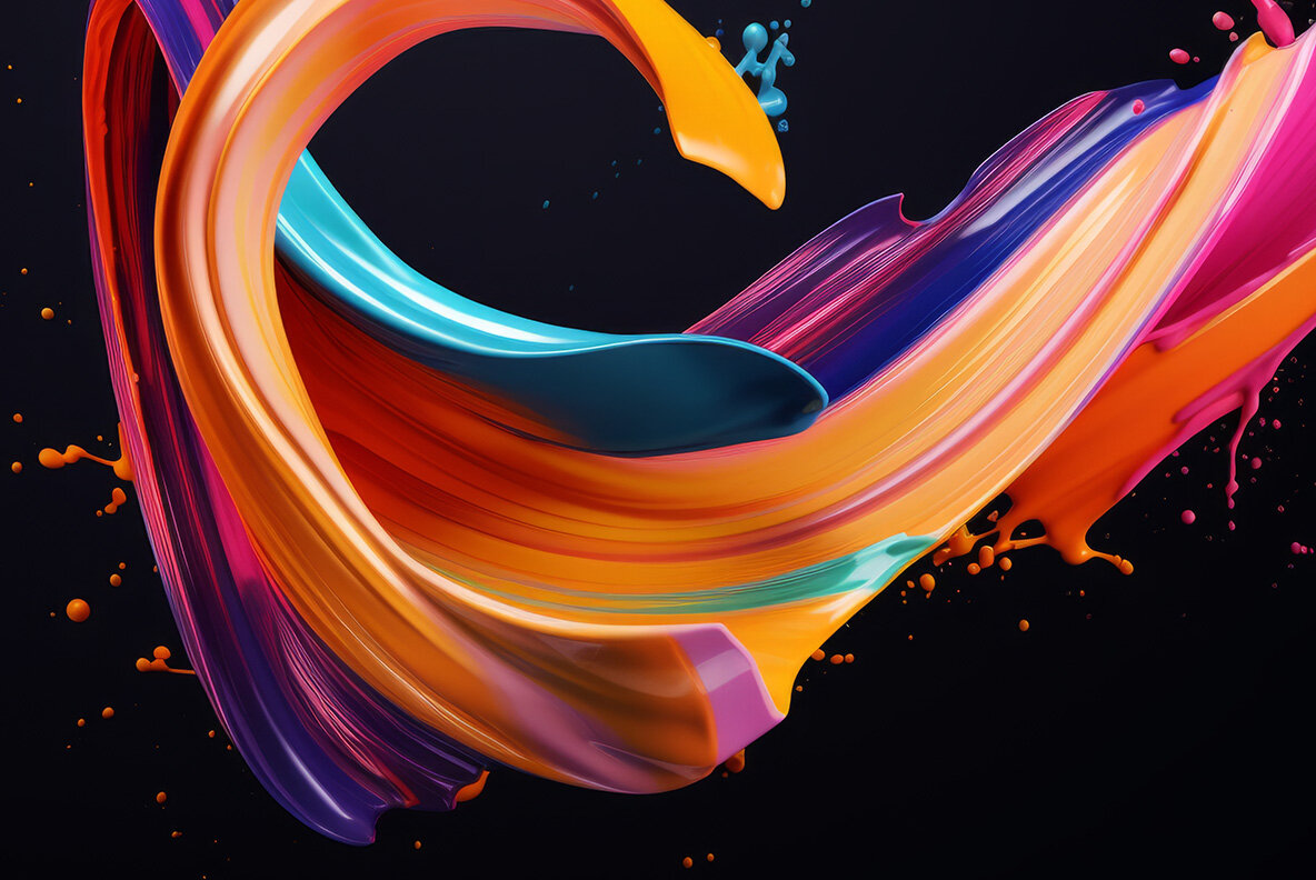 Paint Strokes Backgrounds 7