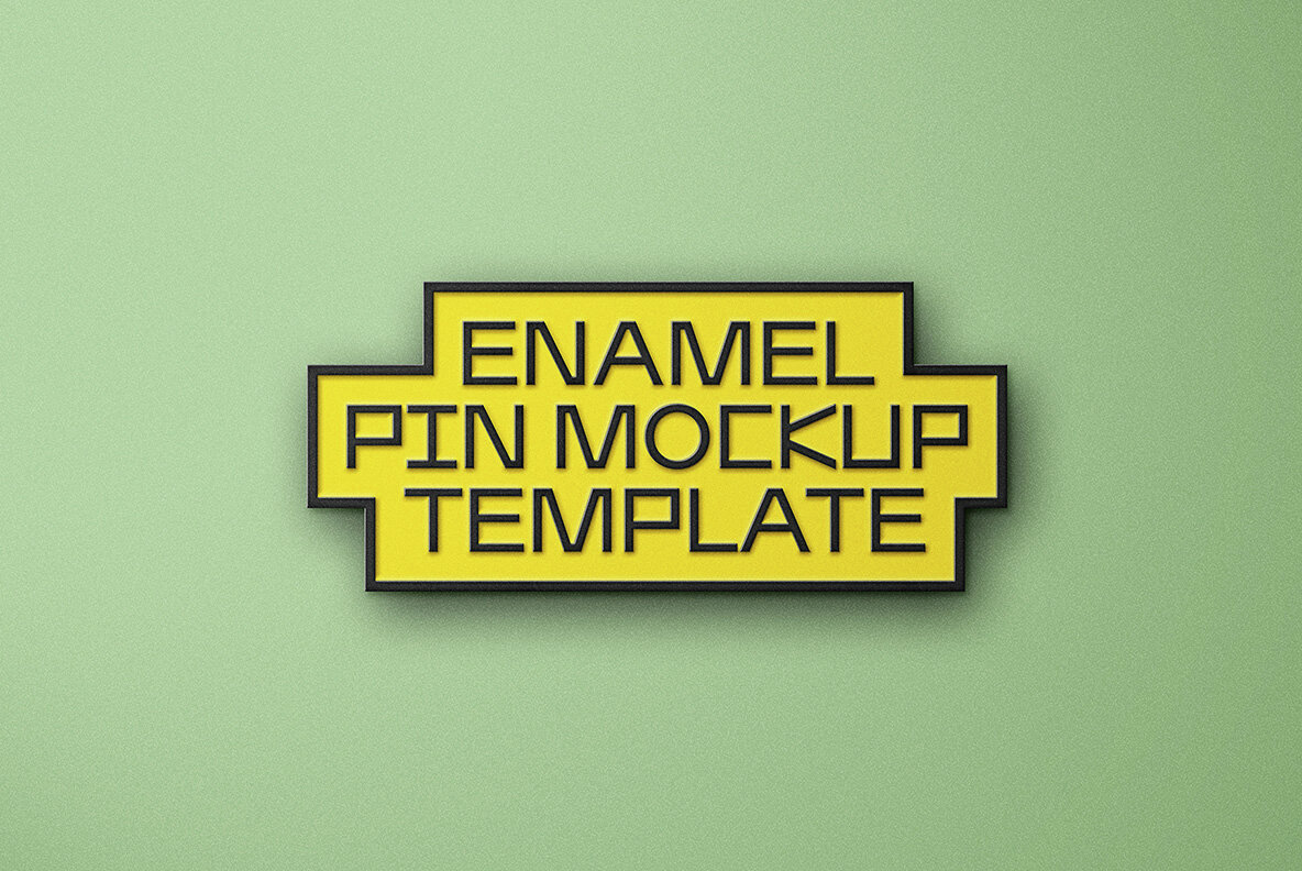 Enamel Pin Mockup 8