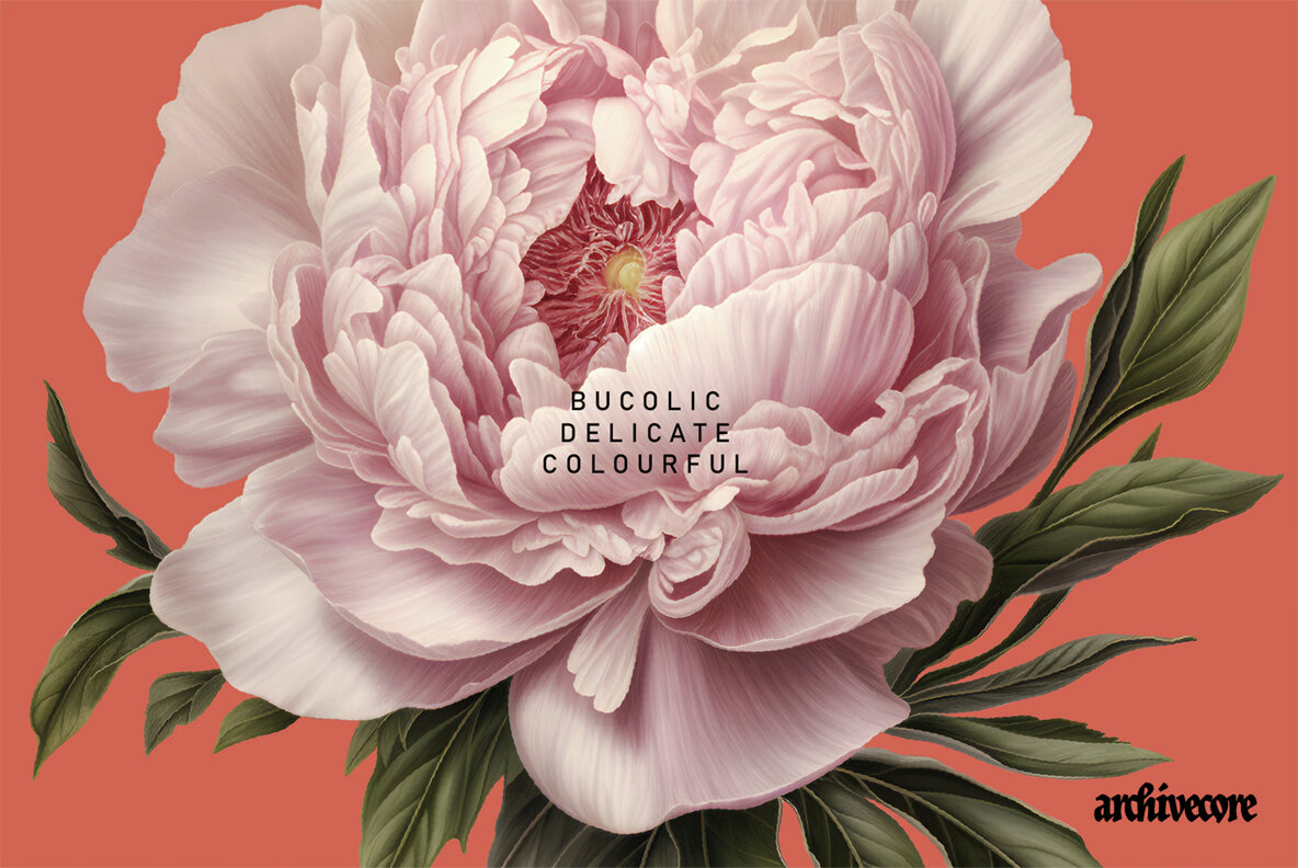 Vintage Book Of Flowers Clipart 14