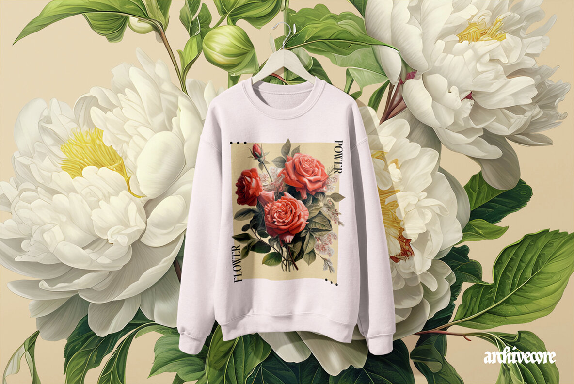 Vintage Book Of Flowers Clipart 16