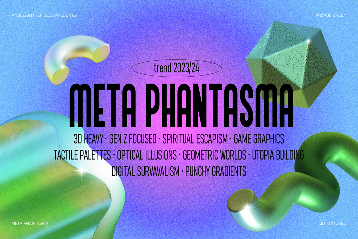 3D Arcade Green Objects 4