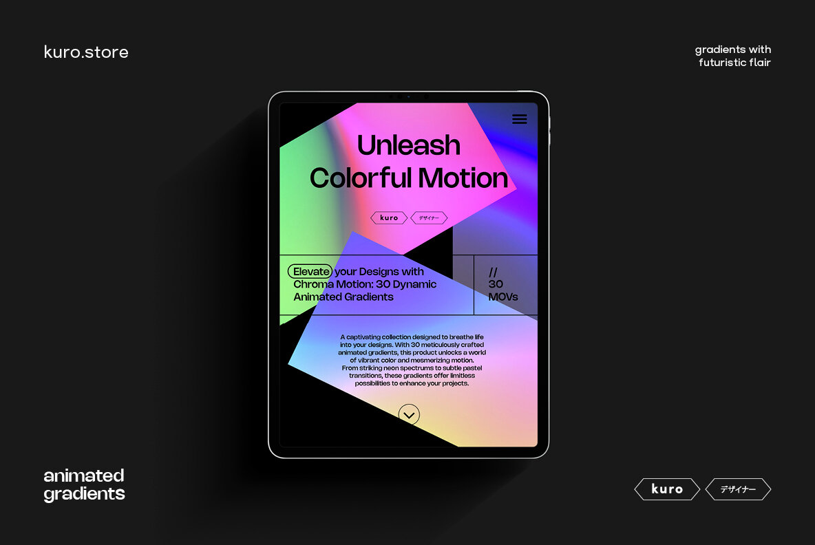 Chroma Motion Animated Gradients 5