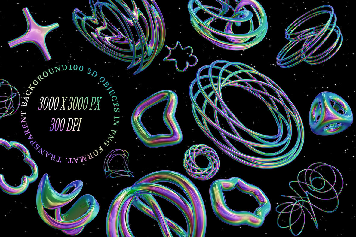 Holo Hue   3D Objects 2