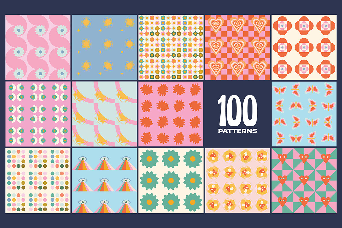 200 Vector Mosaics   Patterns 9