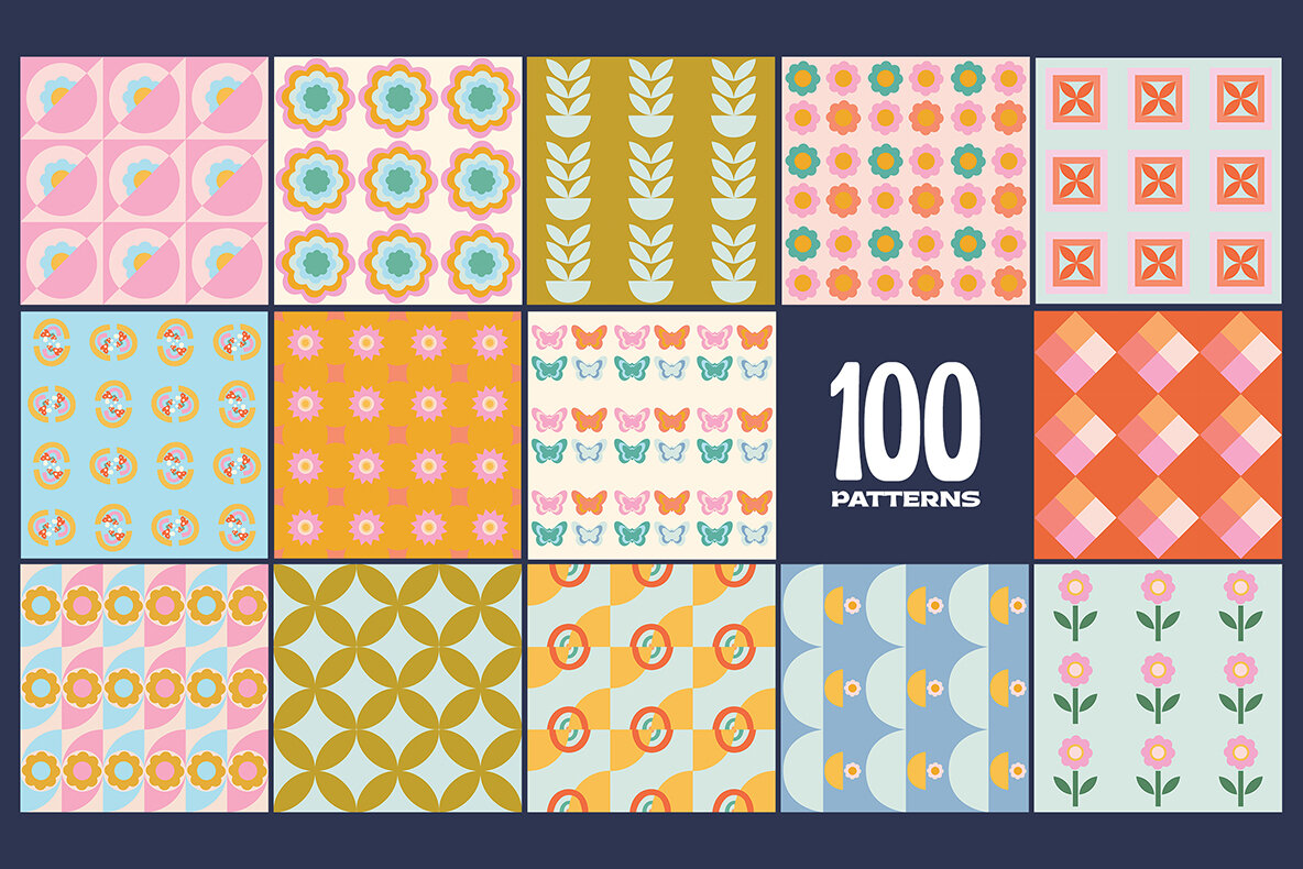 200 Vector Mosaics   Patterns 10