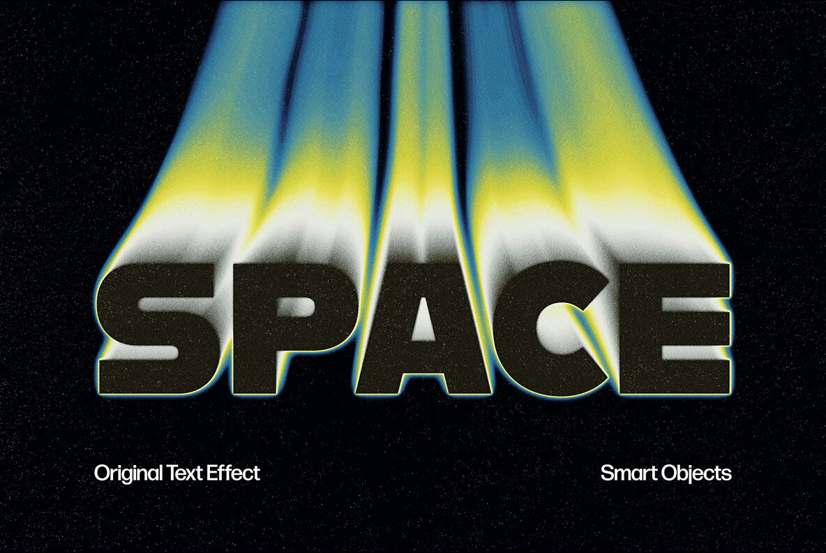 Space Text Effect 4