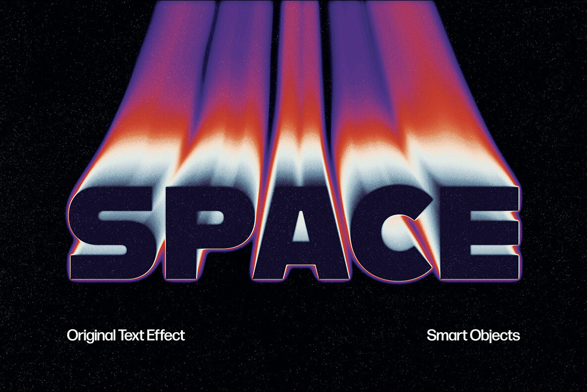 Space Text Effect 5
