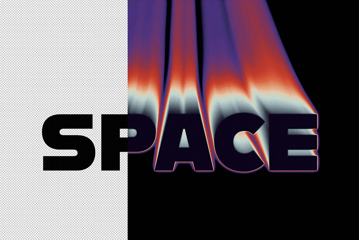 Space Text Effect 7
