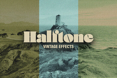 Halftone Vintage Effects