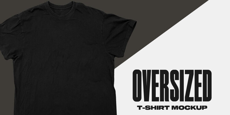 Oversized T Shirt Mockup