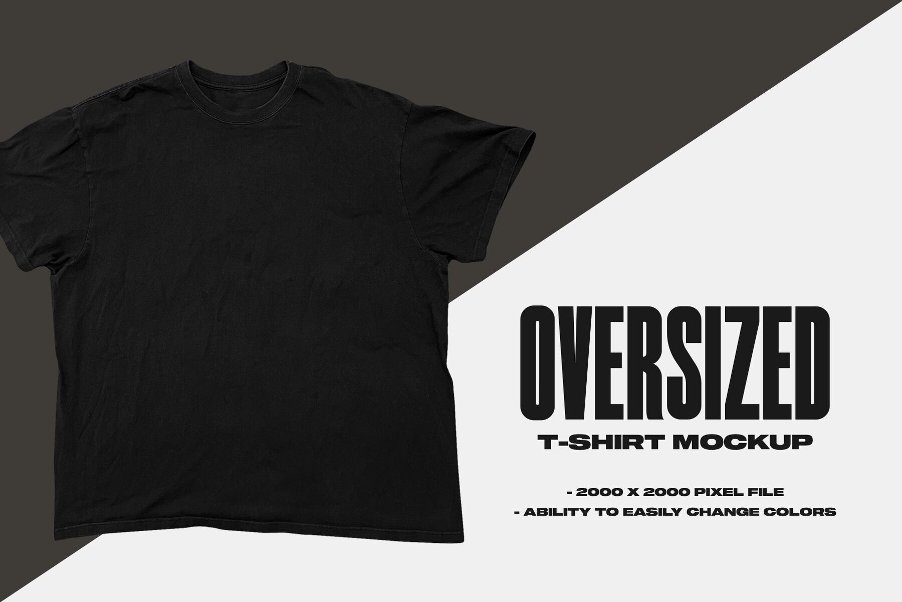 Oversized T Shirt Mockup 1