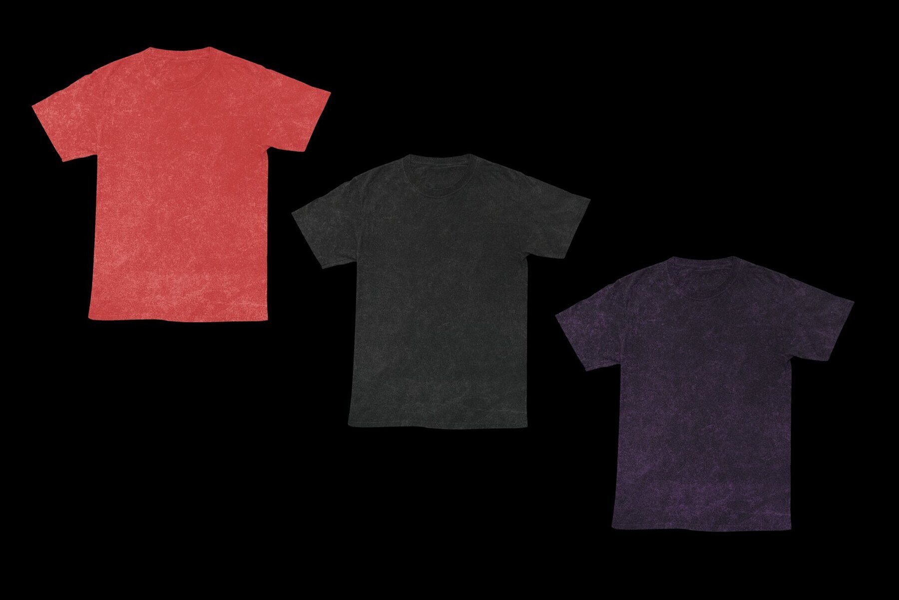 Mineral Wash T Shirt Mockup 2