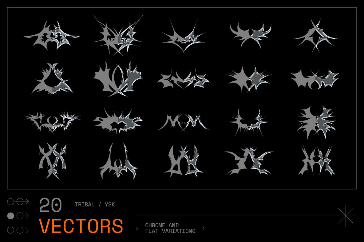 CYBER2K   Futuristic Y2K Resource Pack 5