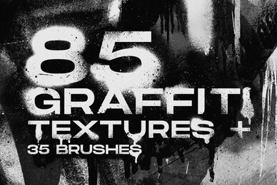 Graffiti textures and brushes