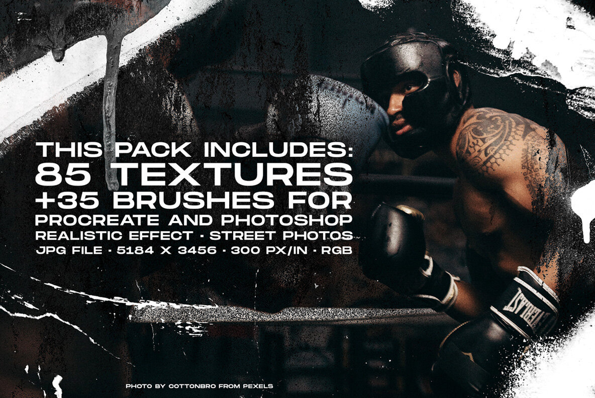 Graffiti textures and brushes 3