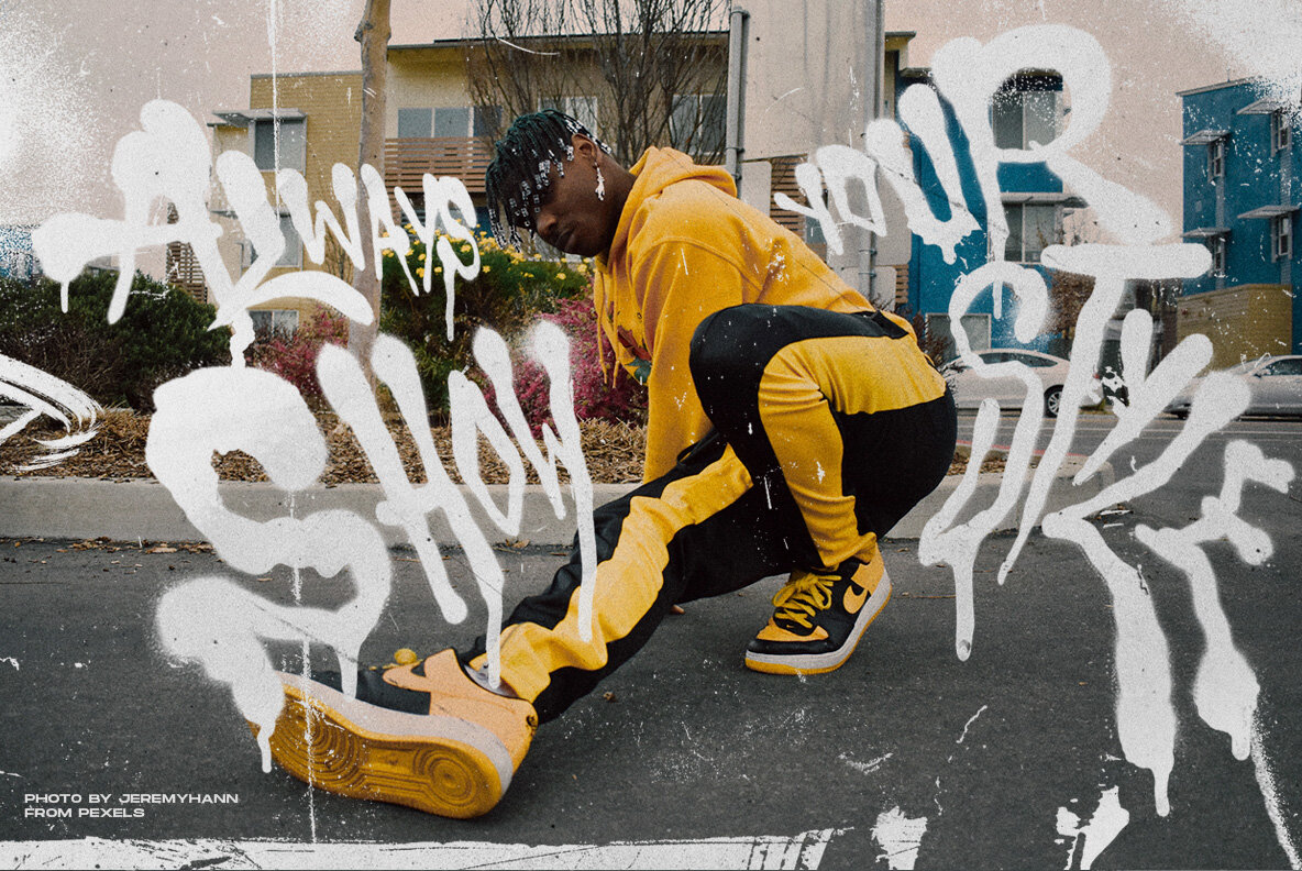 Graffiti textures and brushes 4