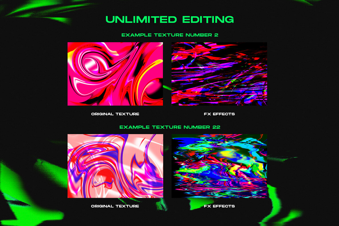 Liquid and Glitch Textures 6