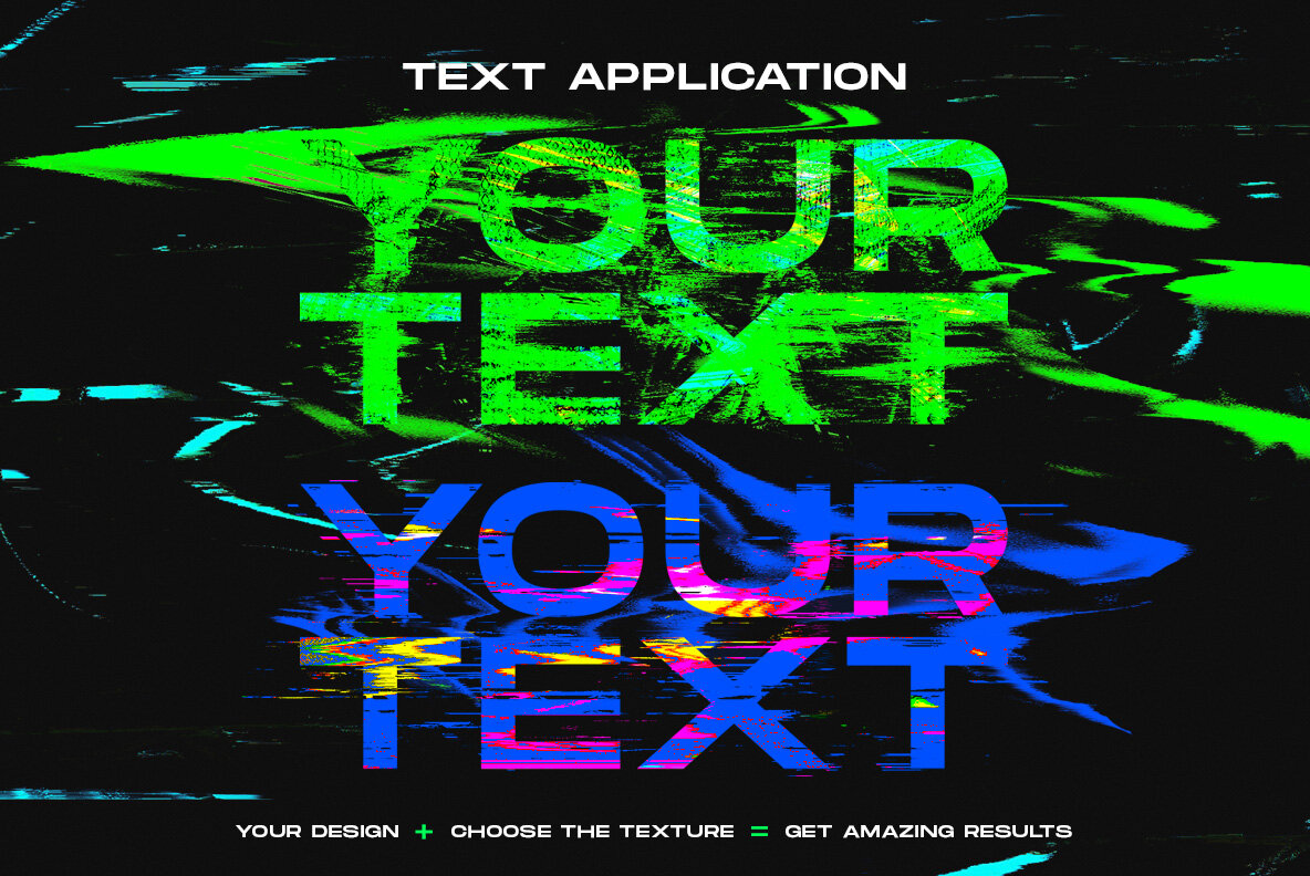 Liquid and Glitch Textures 10