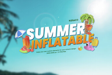 Summer Inflatable 3D