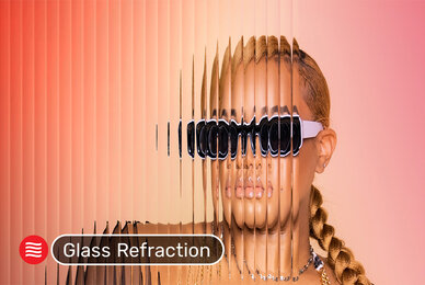 Glass Refraction Effect