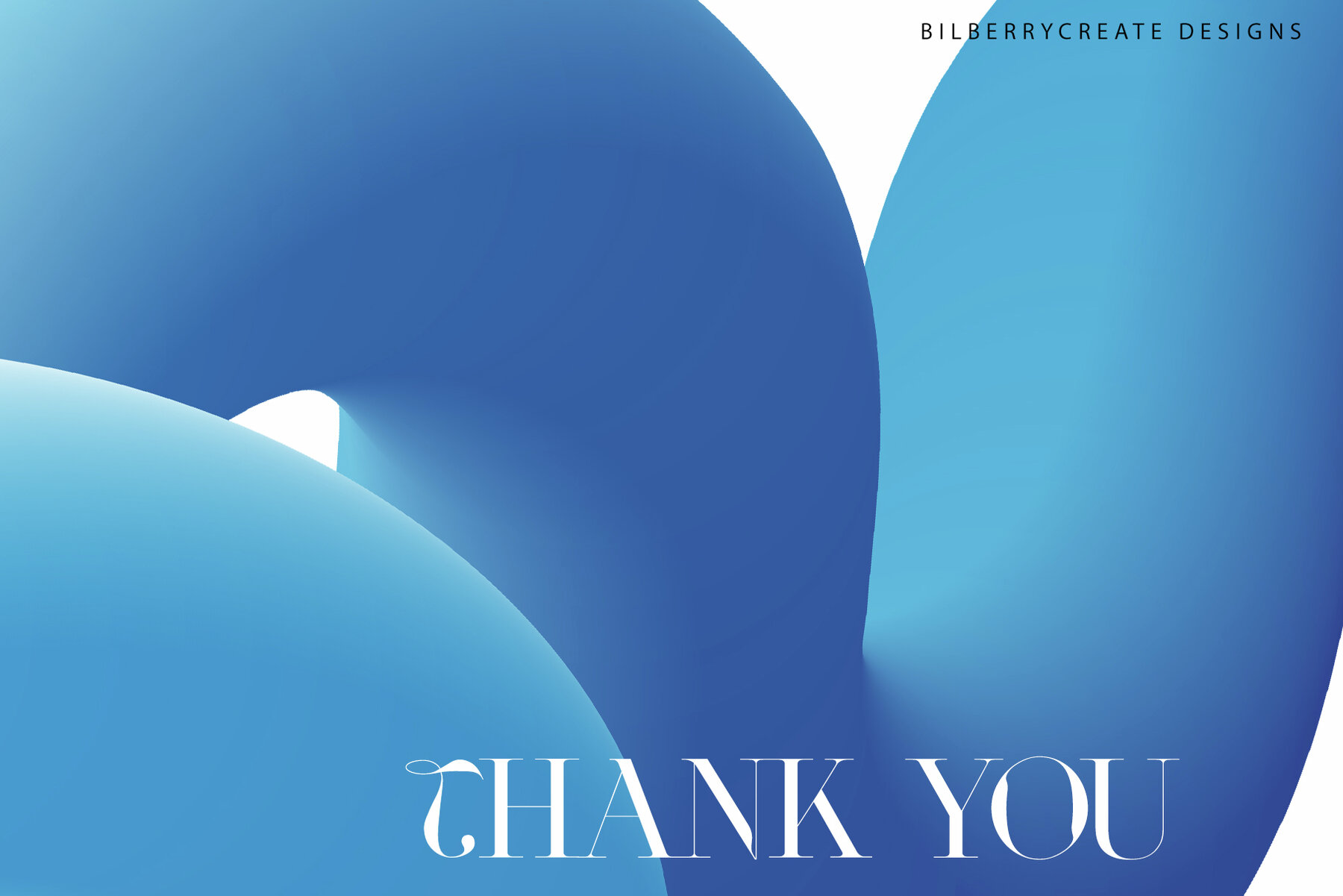 Abstract 3D Forms gradient shapes 7