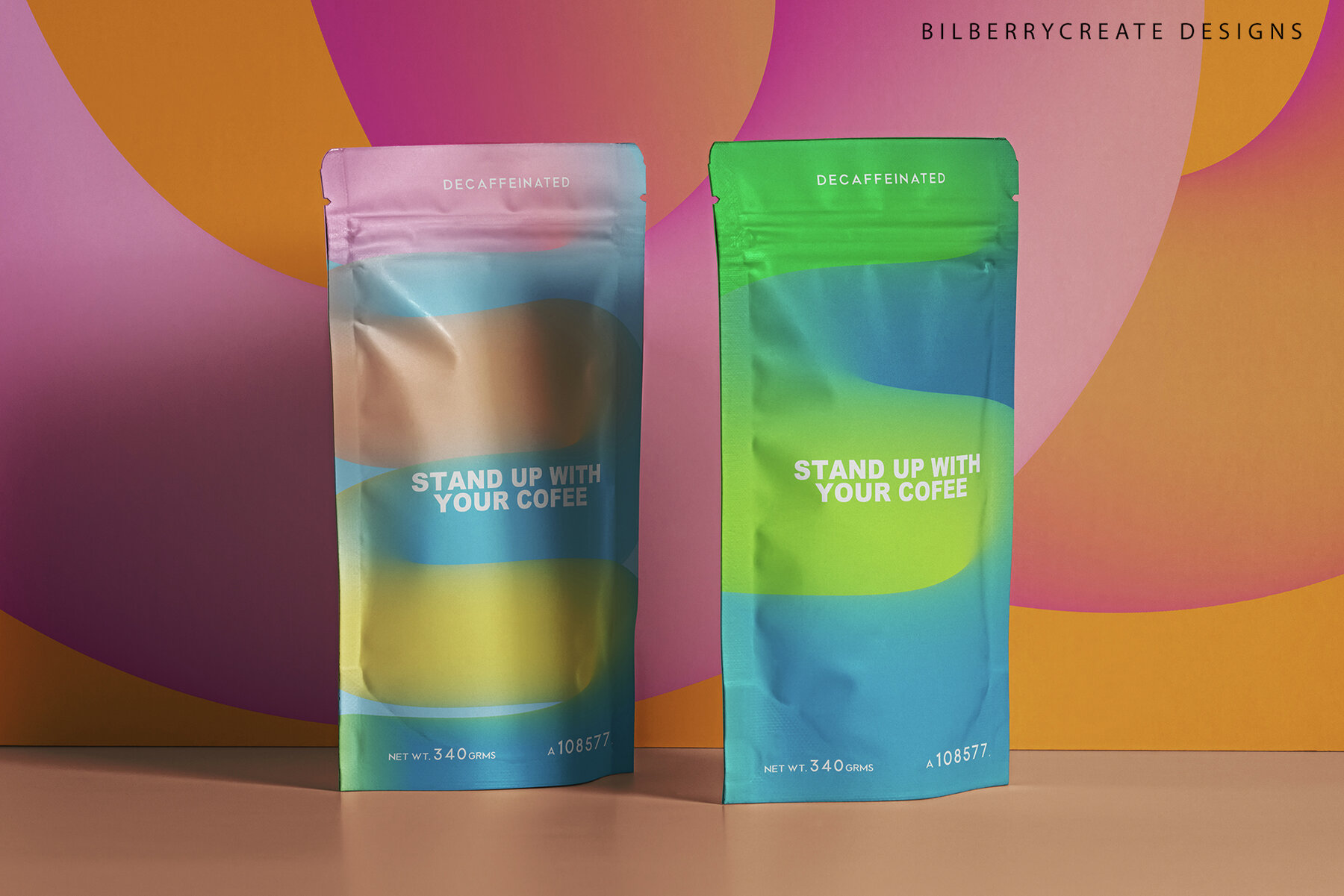 Abstract 3D Forms gradient shapes 14