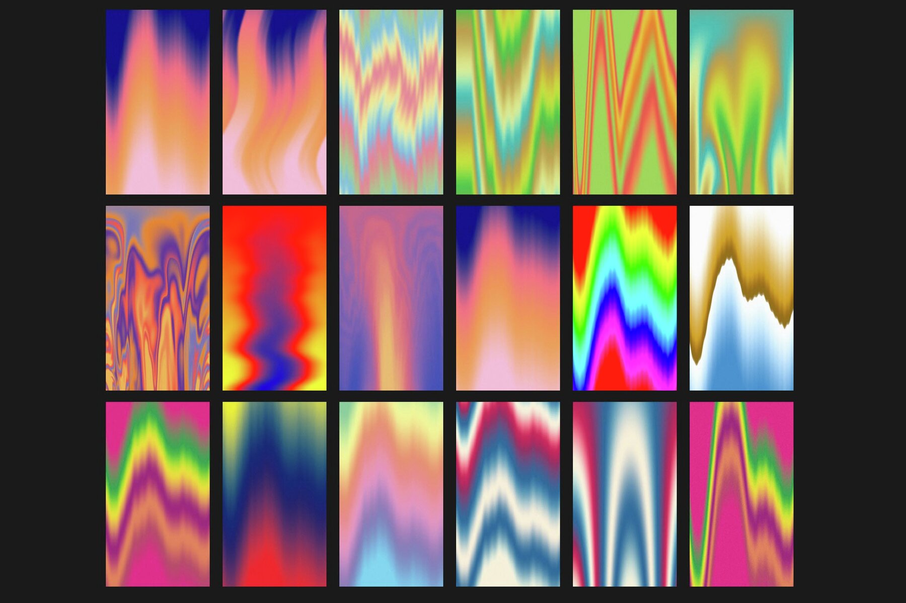 Flowy Gradients Social Media Backgrounds 7