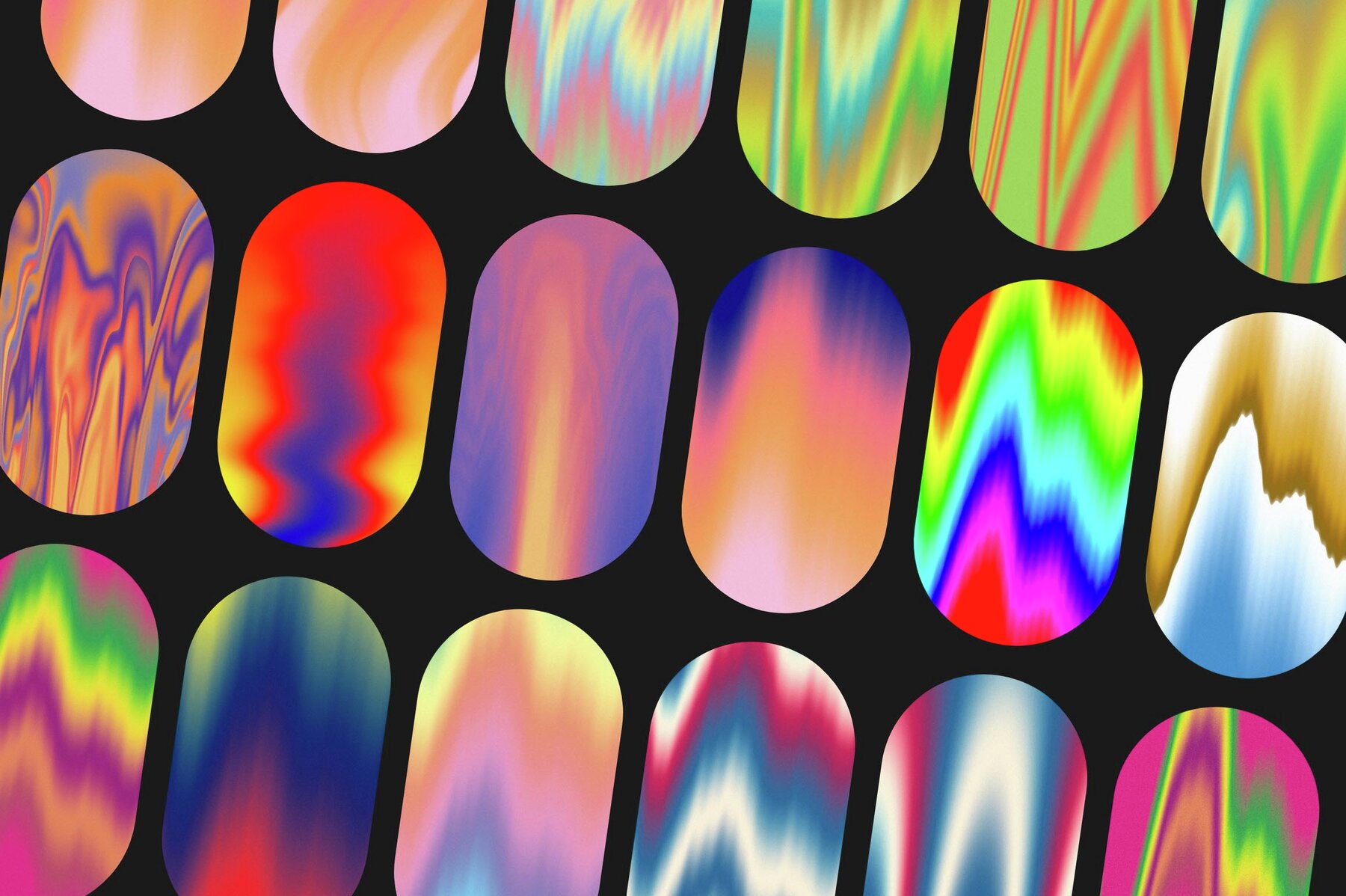 Flowy Gradients Social Media Backgrounds 8