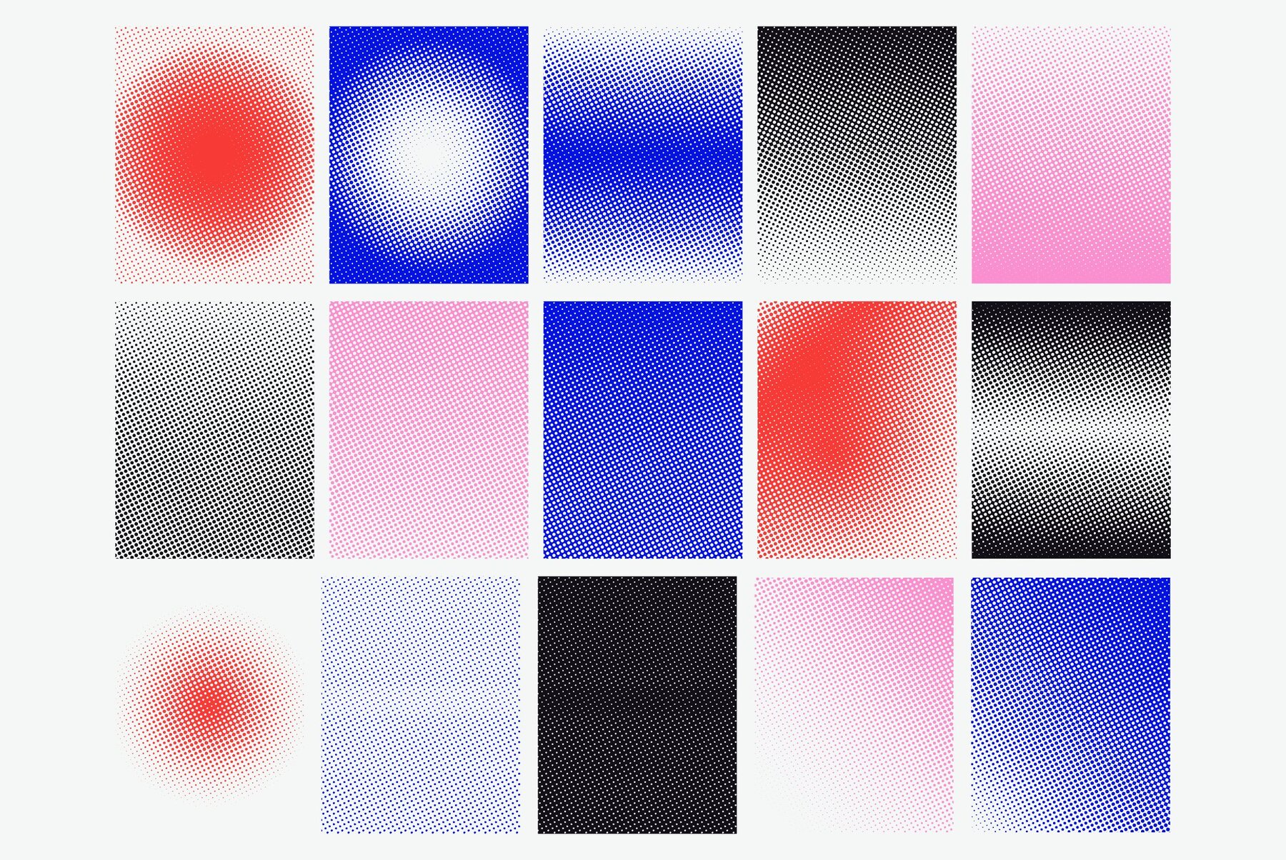 Halftone Gradient Collection 8