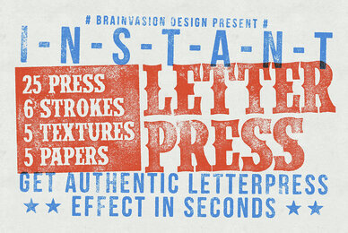 Instant Letterpress Effect Kit